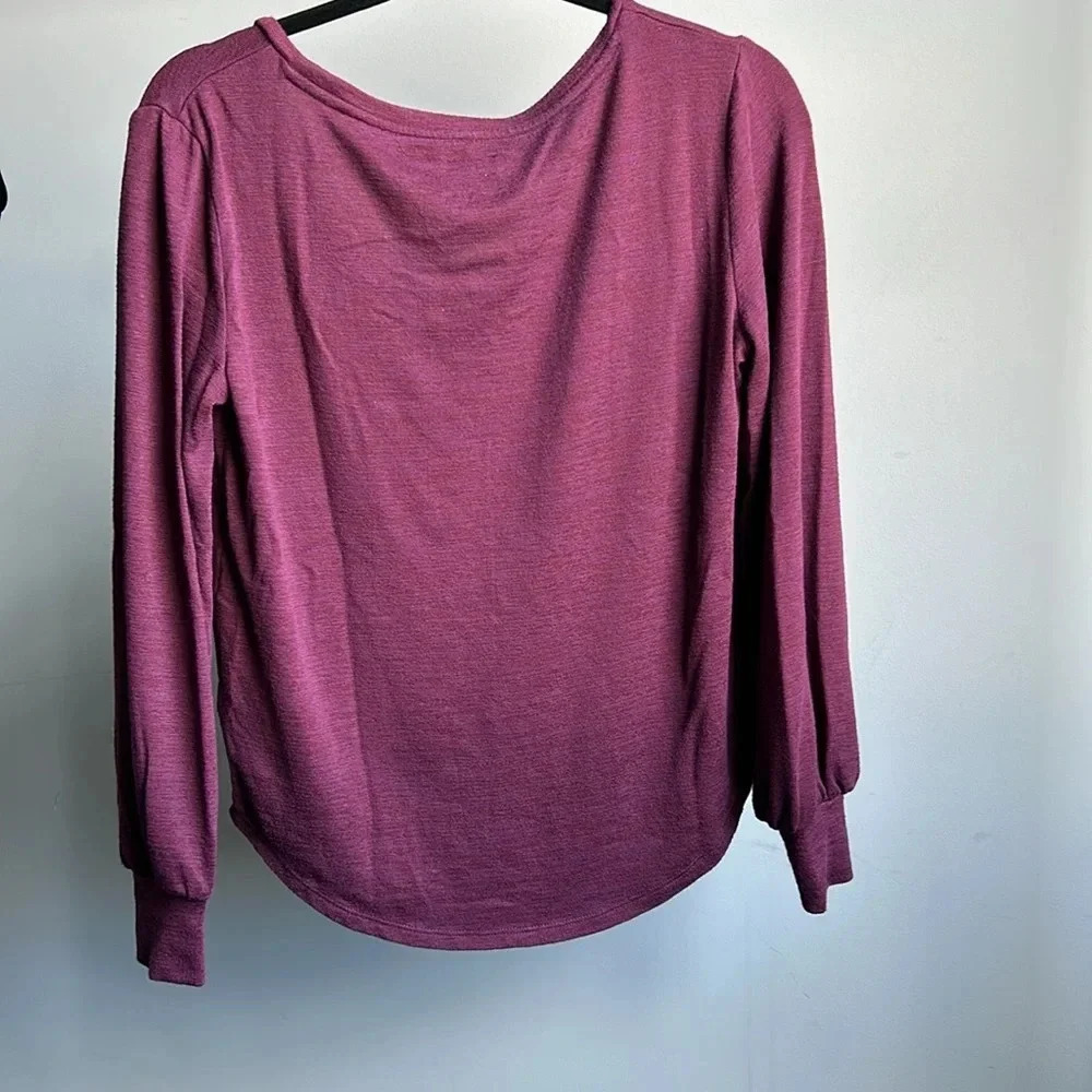 GAP Long Sleeve Shirt Maroon | Petite | GAP Petite Long Sleeve shirt | Maroon - Picture 7 of 8